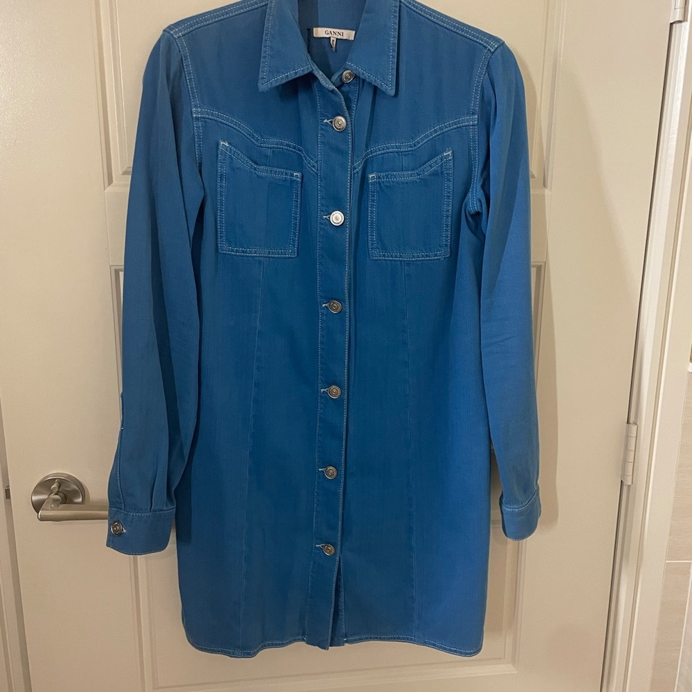 GANNI cowboy dress and jacket